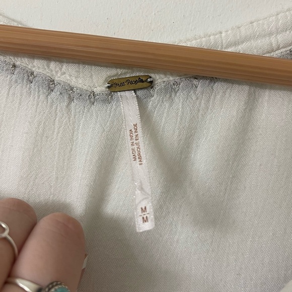 Free People Iris Embroidered Women's Top - Picture 6 of 7